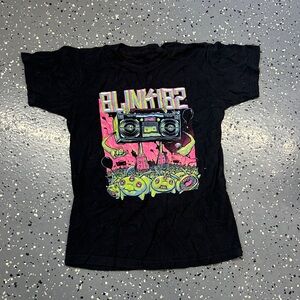 Blink-182 Black Graphic T-Shirt